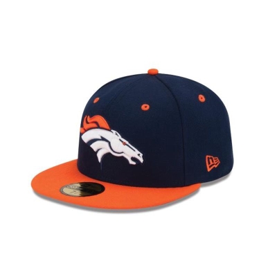 Denver Broncos Gorra | New Era NFL 2tone 59fifty Fitted Cap Mexico - Azules